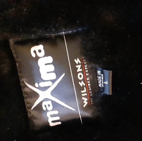 Wilson's Maxima Leather Fur Jacket - Picture 3 of 3